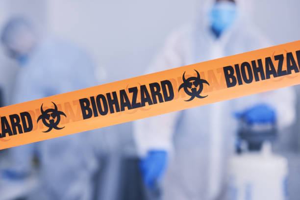 Professional Biohazard Cleanup technician working in Sarita, TX